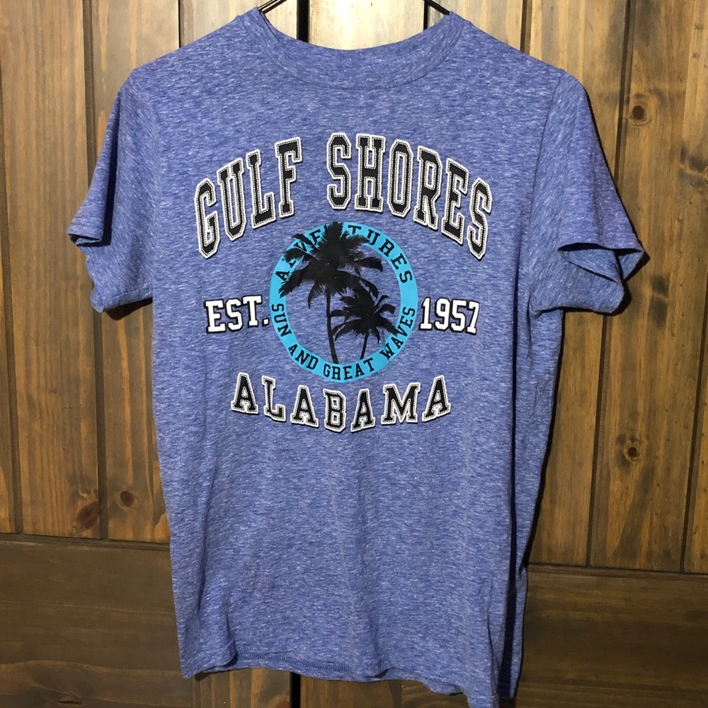 blue t-shirt